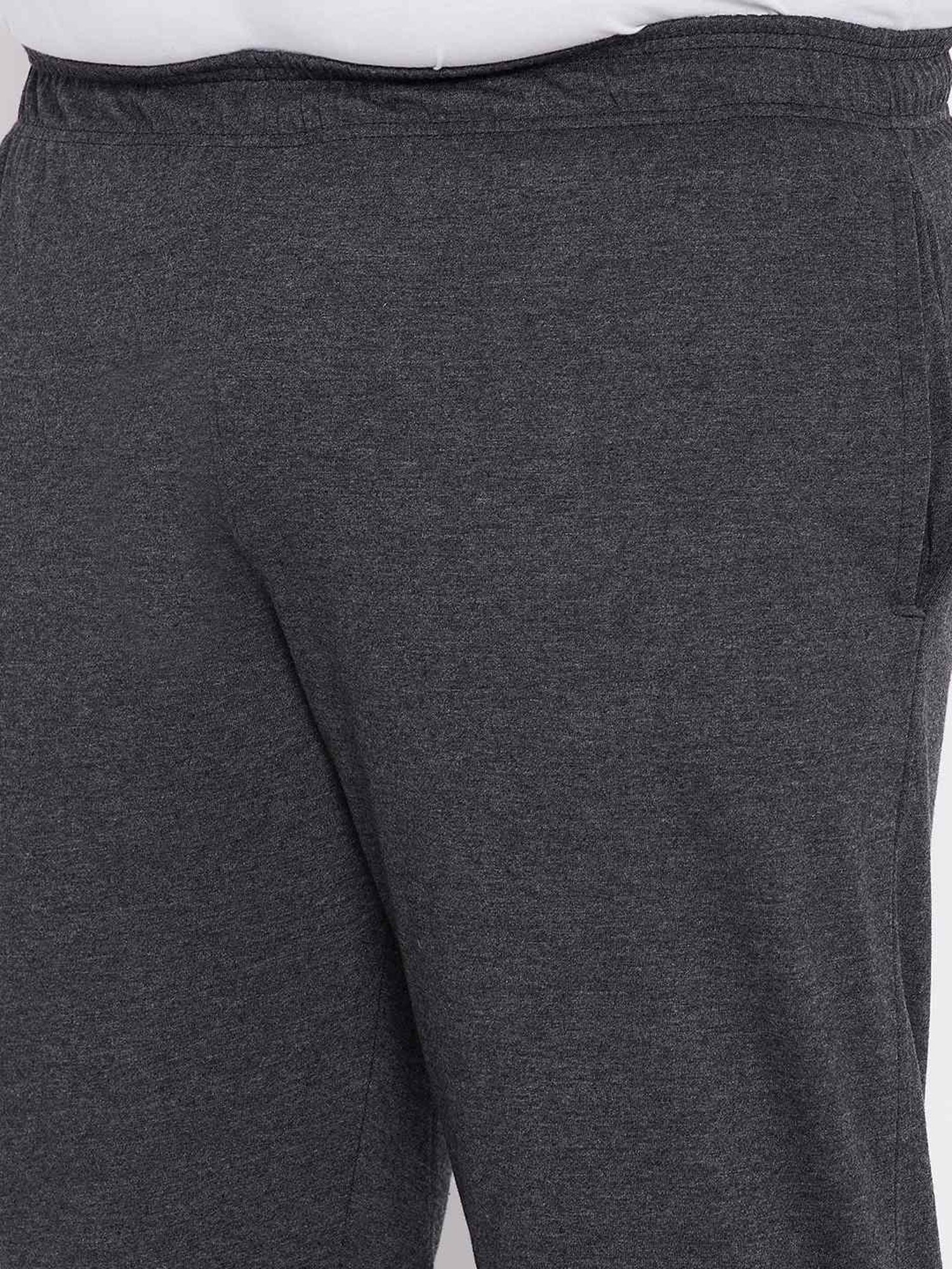 Bigbanana Grey Cotton Regular Fit Trackpants