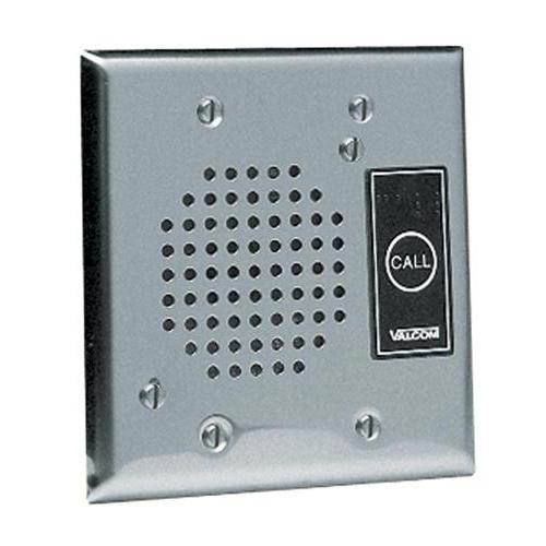 Doorplate Spkr- Flush w/LED (Stainless)