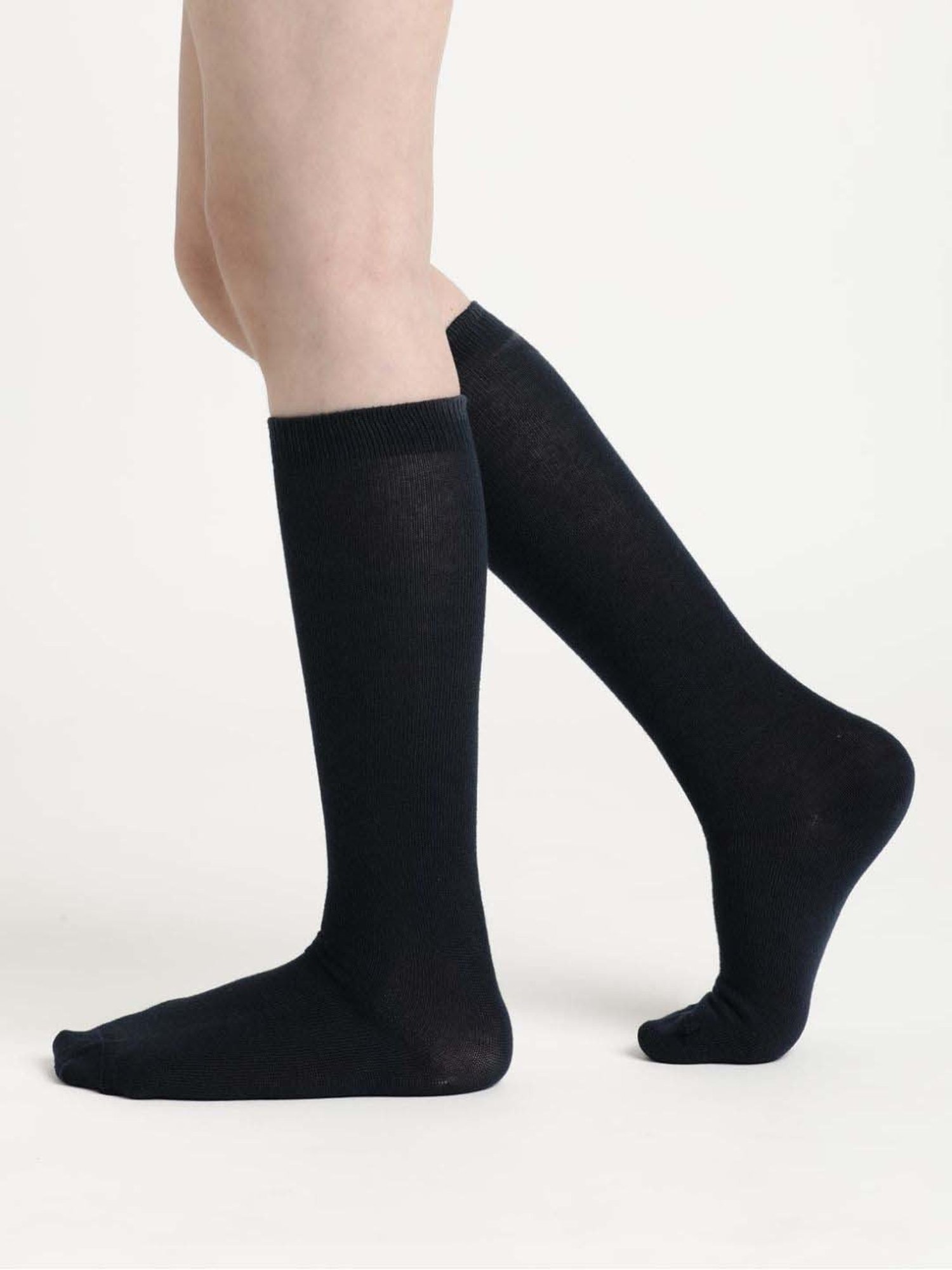 Bonjour Kids Black Regular Fit School Socks - Pair of 5