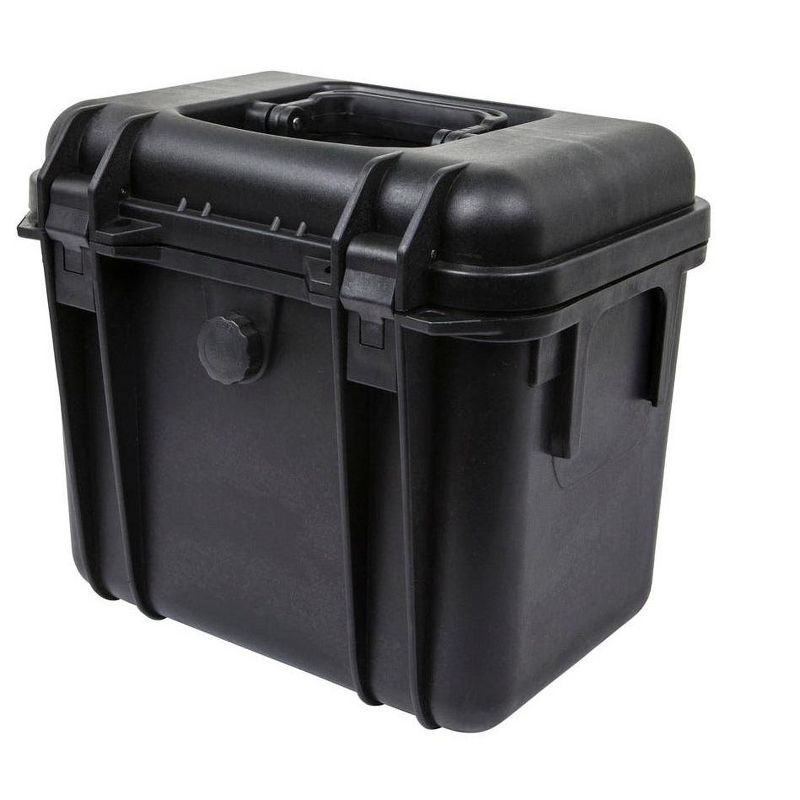 Monoprice Weatherproof Hard Case - 11in x 8in x 10in With Customizable Foam, Shockproof, IP67, Customizable Name Plate