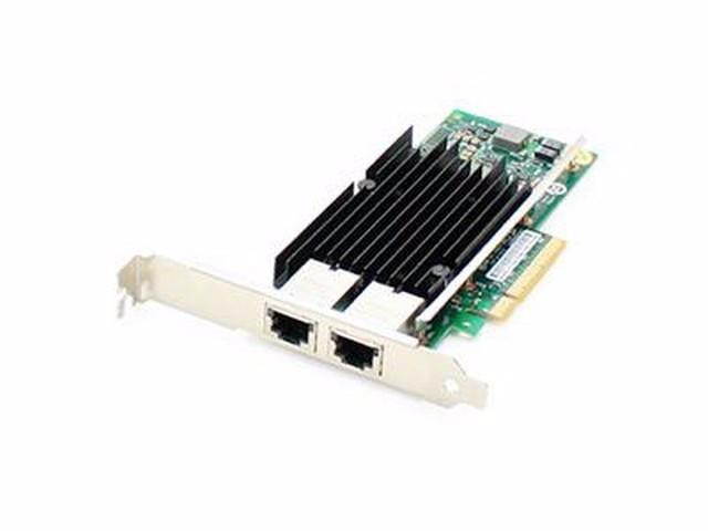 AddOn 10Gbs Dual RJ-45 PCIe x8 NIC f/HP - 656596-B21-AO