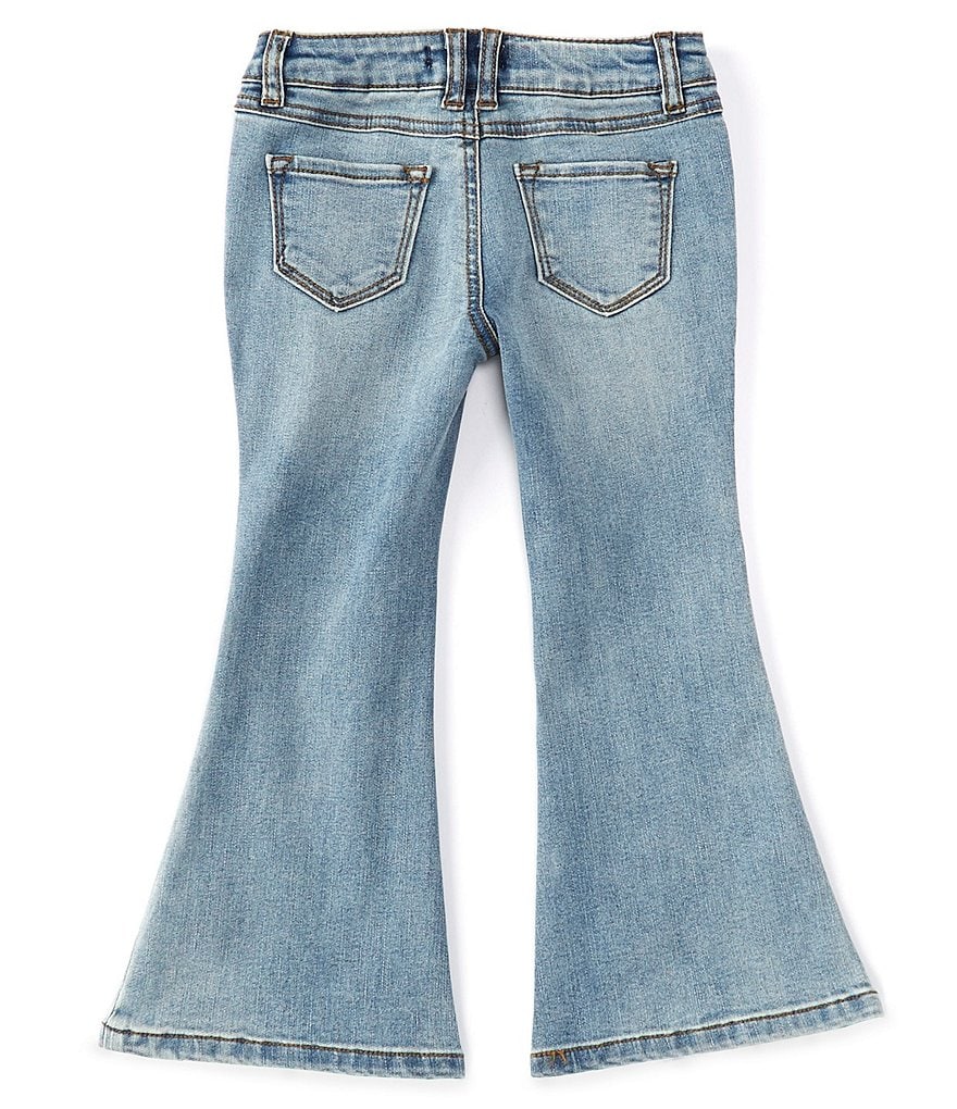 Hippie Girl Little Girls 4-6X REPREVE Destructed Denim Skinny Jeans