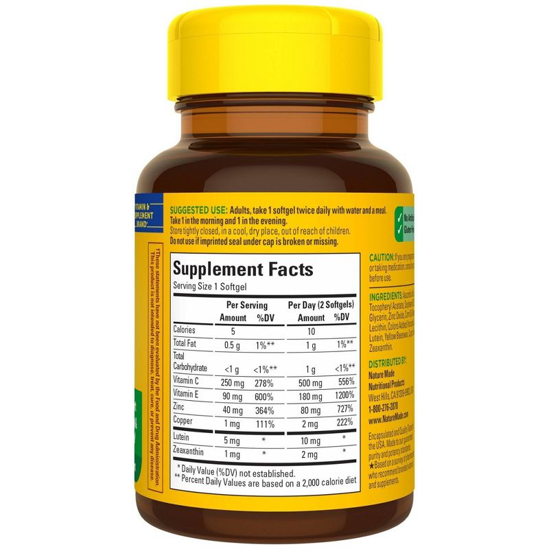 Nature Made Vision with Areds 2 Formula Supplements - 60ct