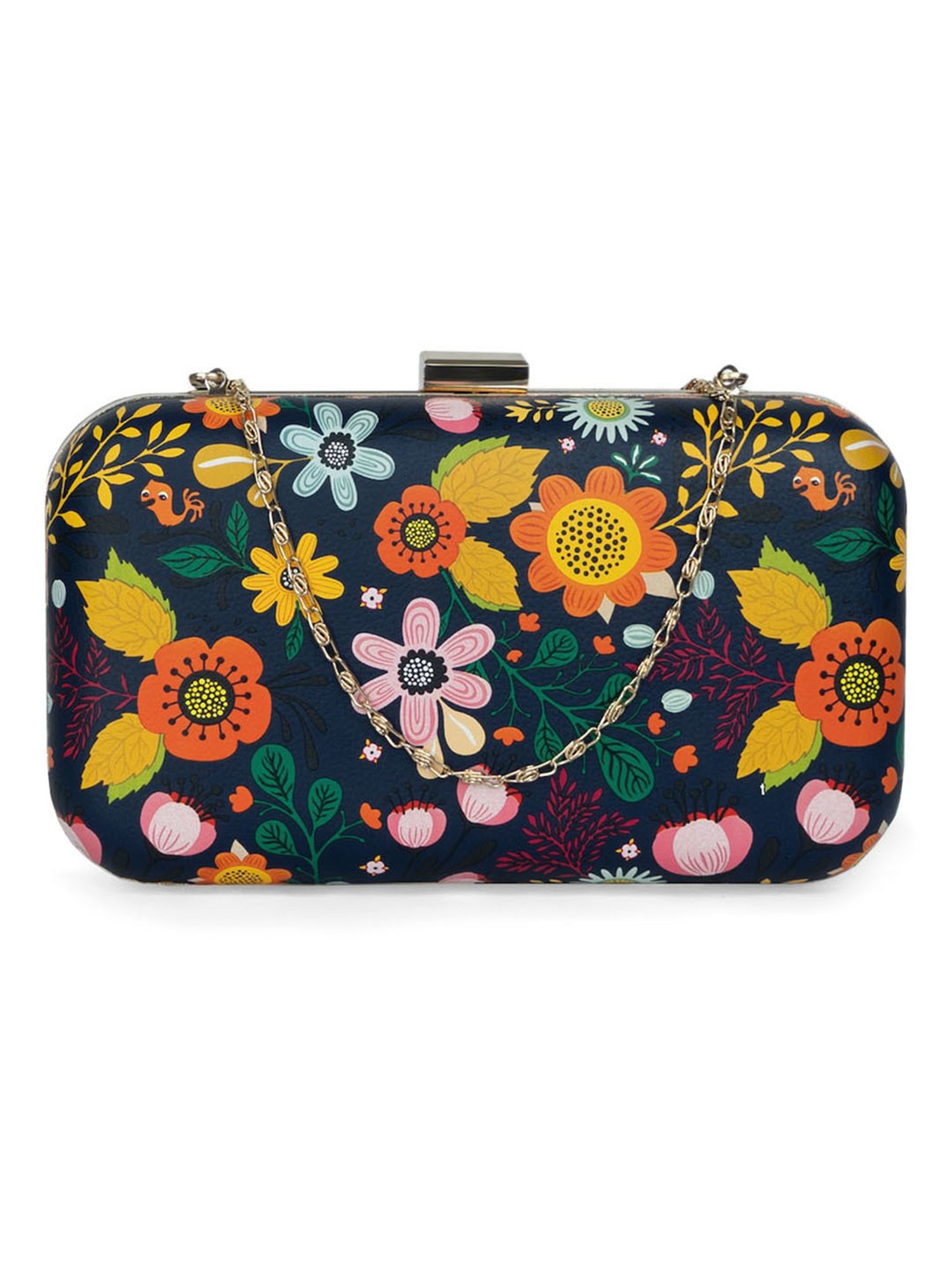 Modern Myth Multicolor Printed Clutch