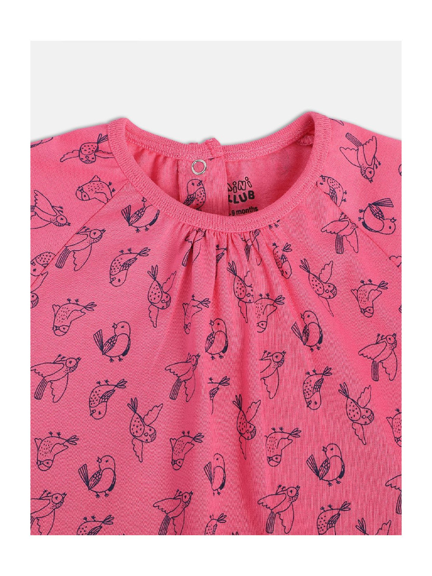 Nauti Nati Kids Blue Embroidered Dress