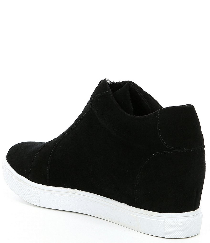 Donald Pliner Pelham Neoprene Mixed Leather Slip-On Wedge Sneakers