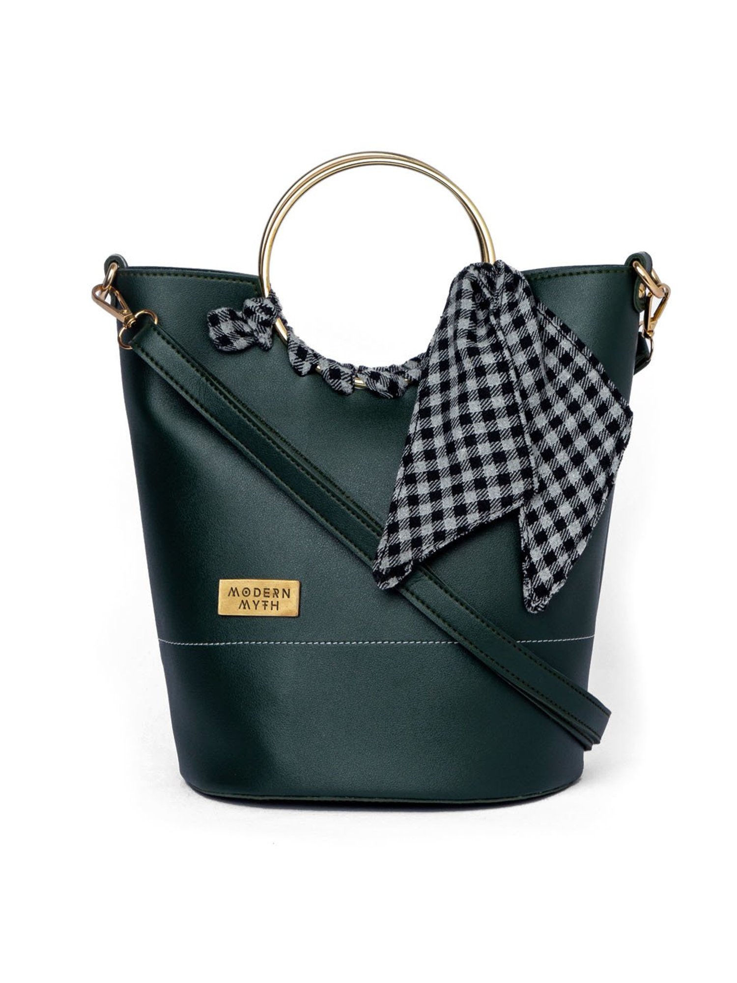 Modern Myth Olive Medium Bucket Handbag