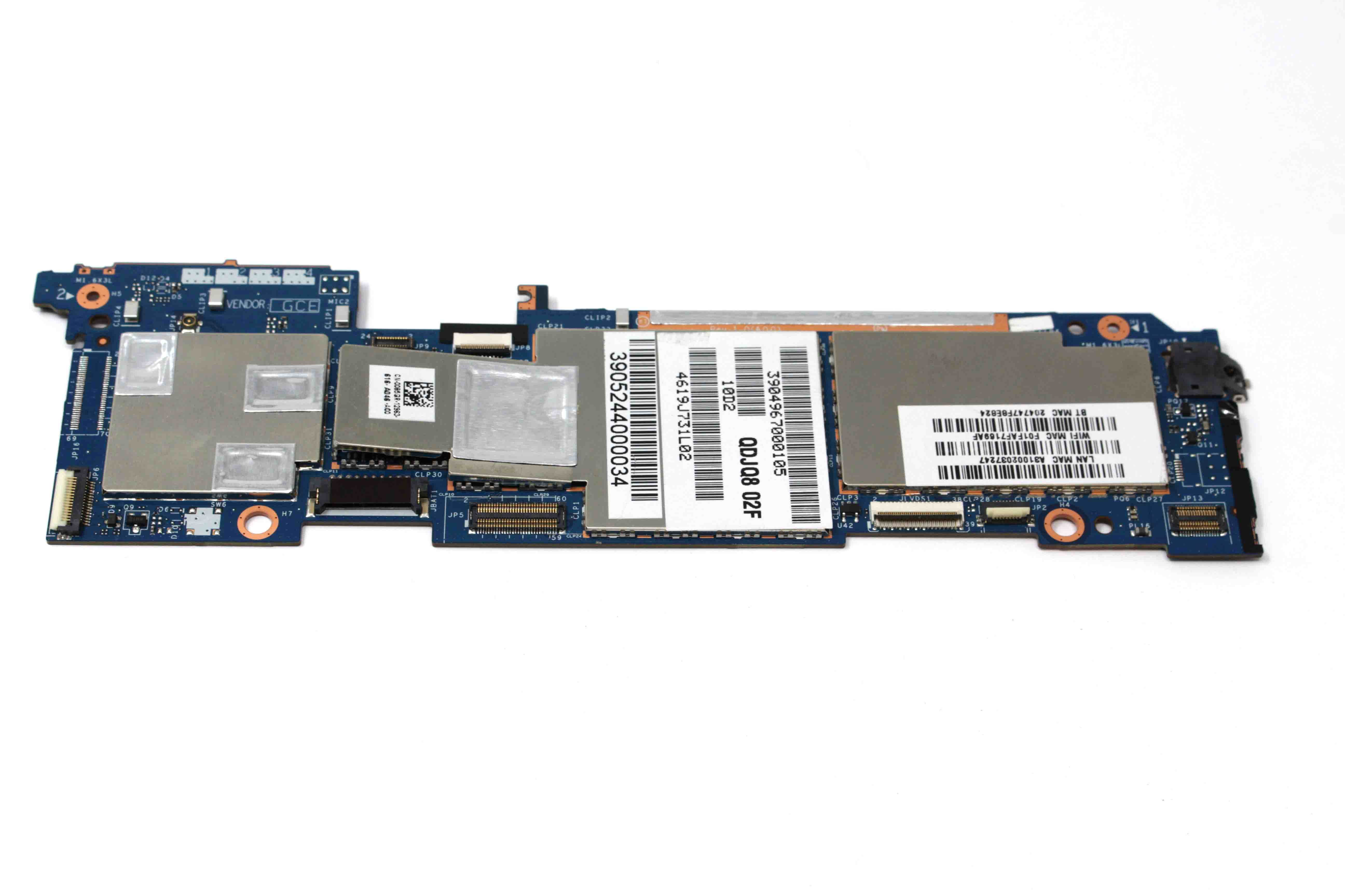 New Dell XPS 10 10.1" 32GB Storage 2GB RAM Tablet Motherboard 085GR CN-0085GR Y6G7N GP3KM 4DY95 QDJQ8 04 LA-8761P