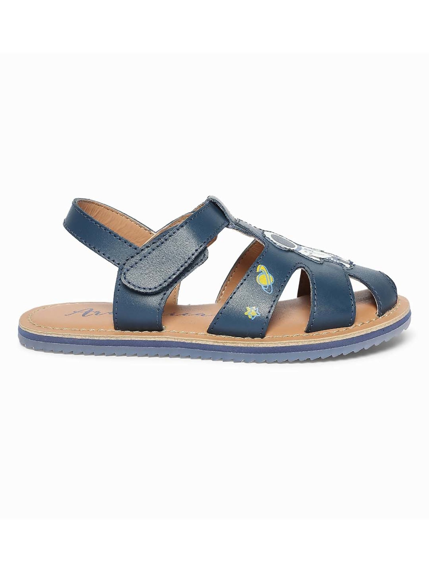 Aria Nica Kids Astro Blue & Beige Casual Sandals