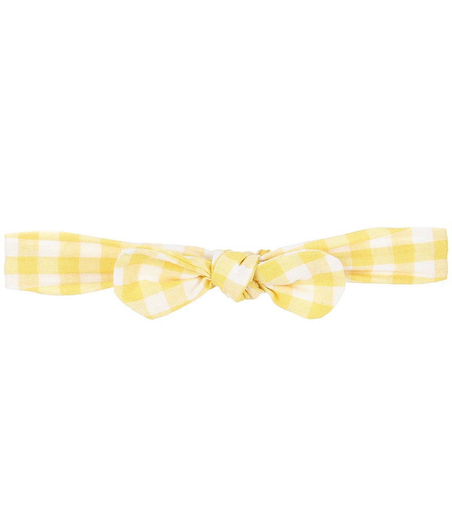Starting Out Baby Girls Double-Bow Ribbed Headwrap
