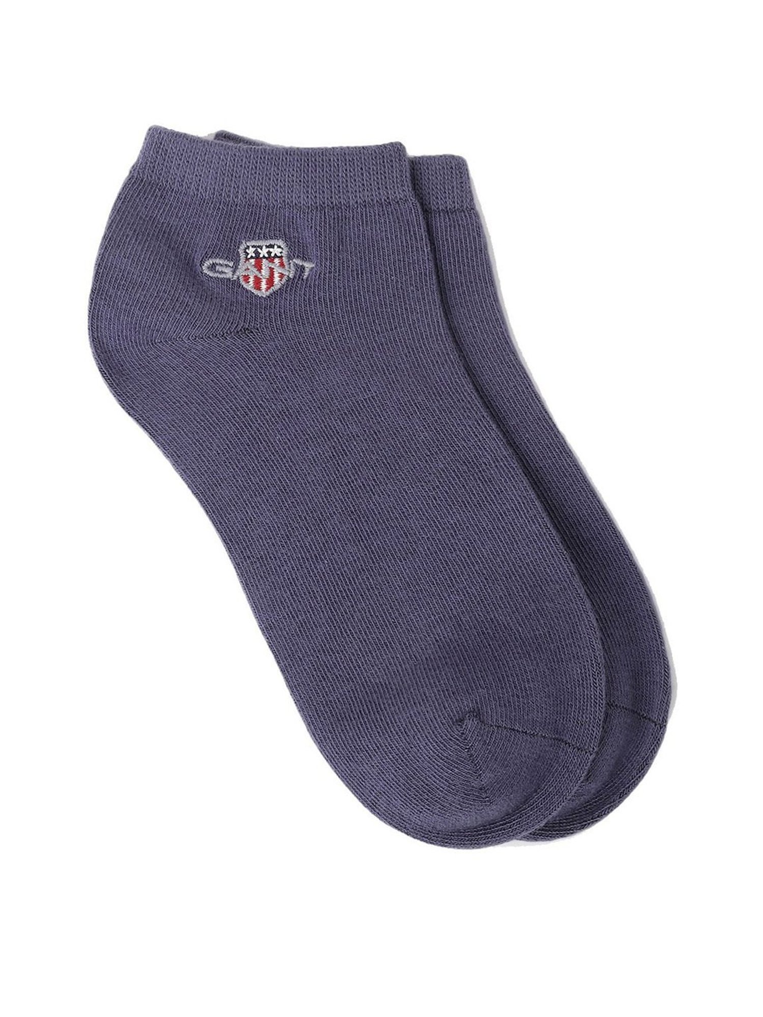Gant Ankle Length Multicolor Cotton Solid Medium Socks - Pack of 5