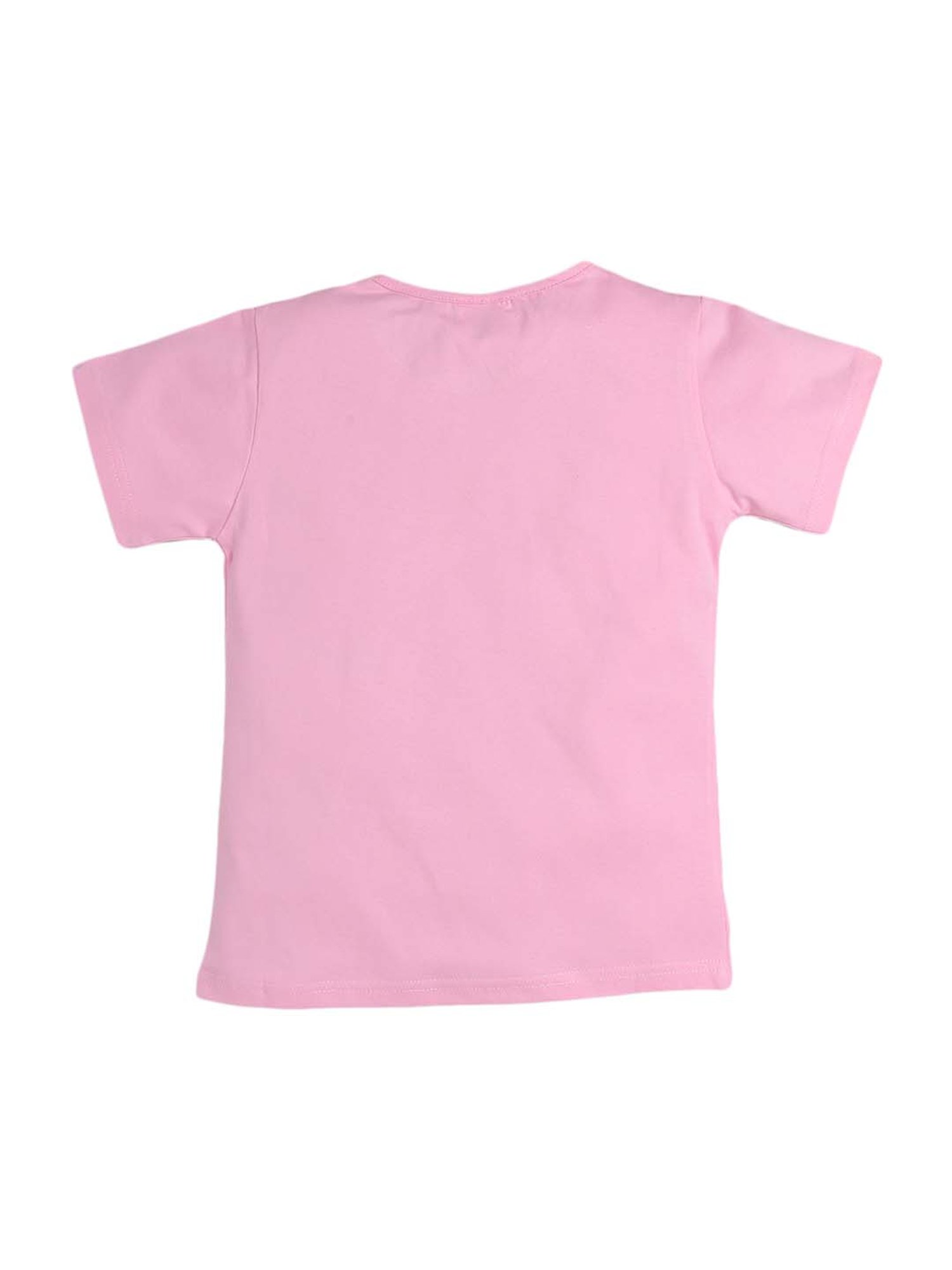 Todd N Teen Kids Pink Cotton Printed T-Shirt & Pyjamas