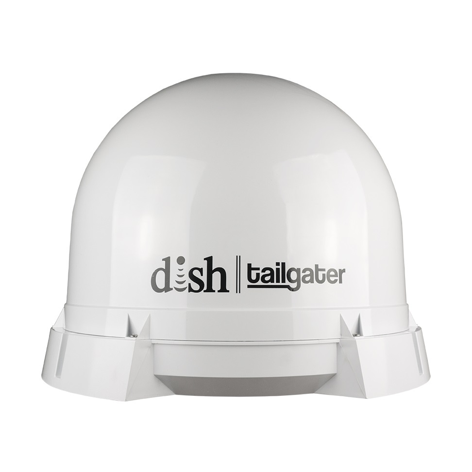 King Dish&reg; Tailgater&reg; Satellite Tv Antenna Bundle W/Dish&reg; Wally&reg; Hd Receiver & Cables