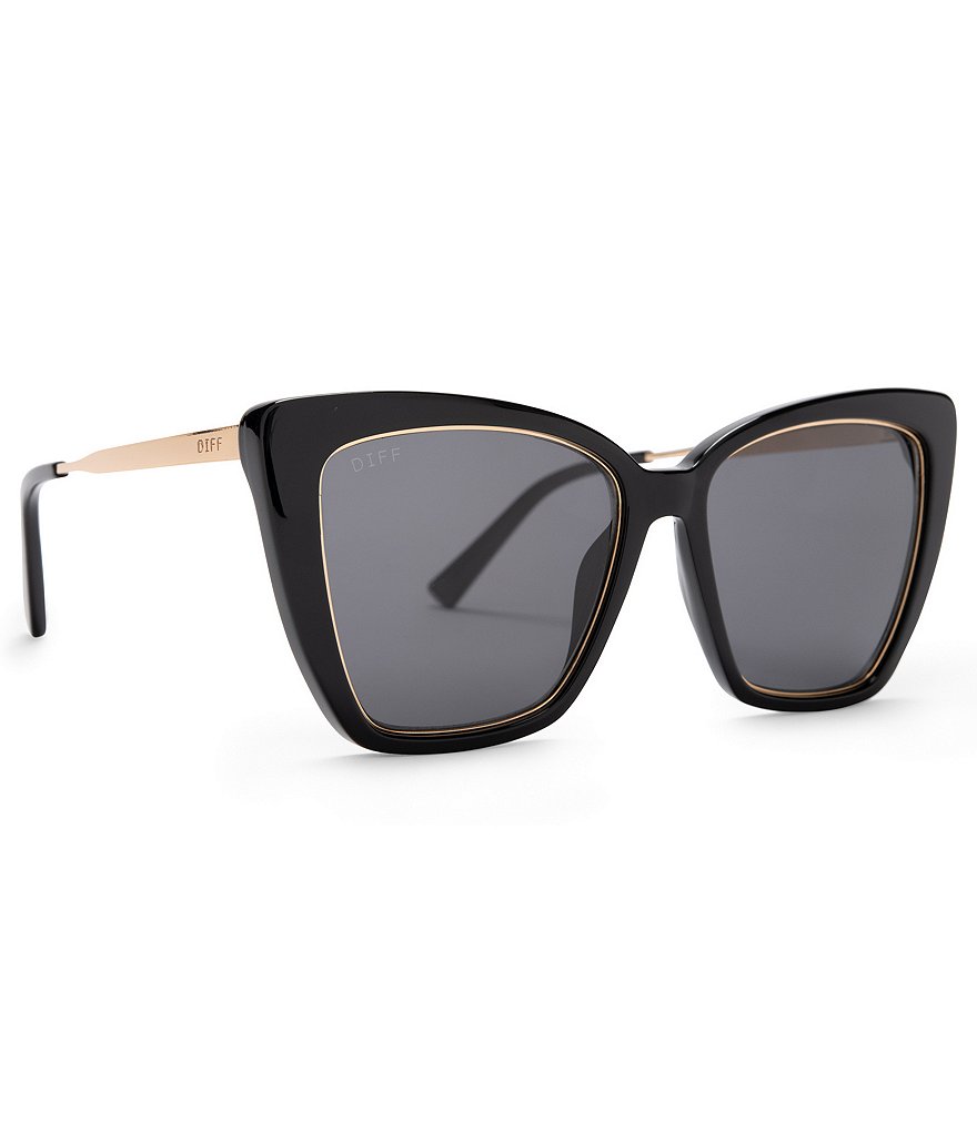 DIFF Eyewear Becky IV Polarized Cat Eye Sunglasses