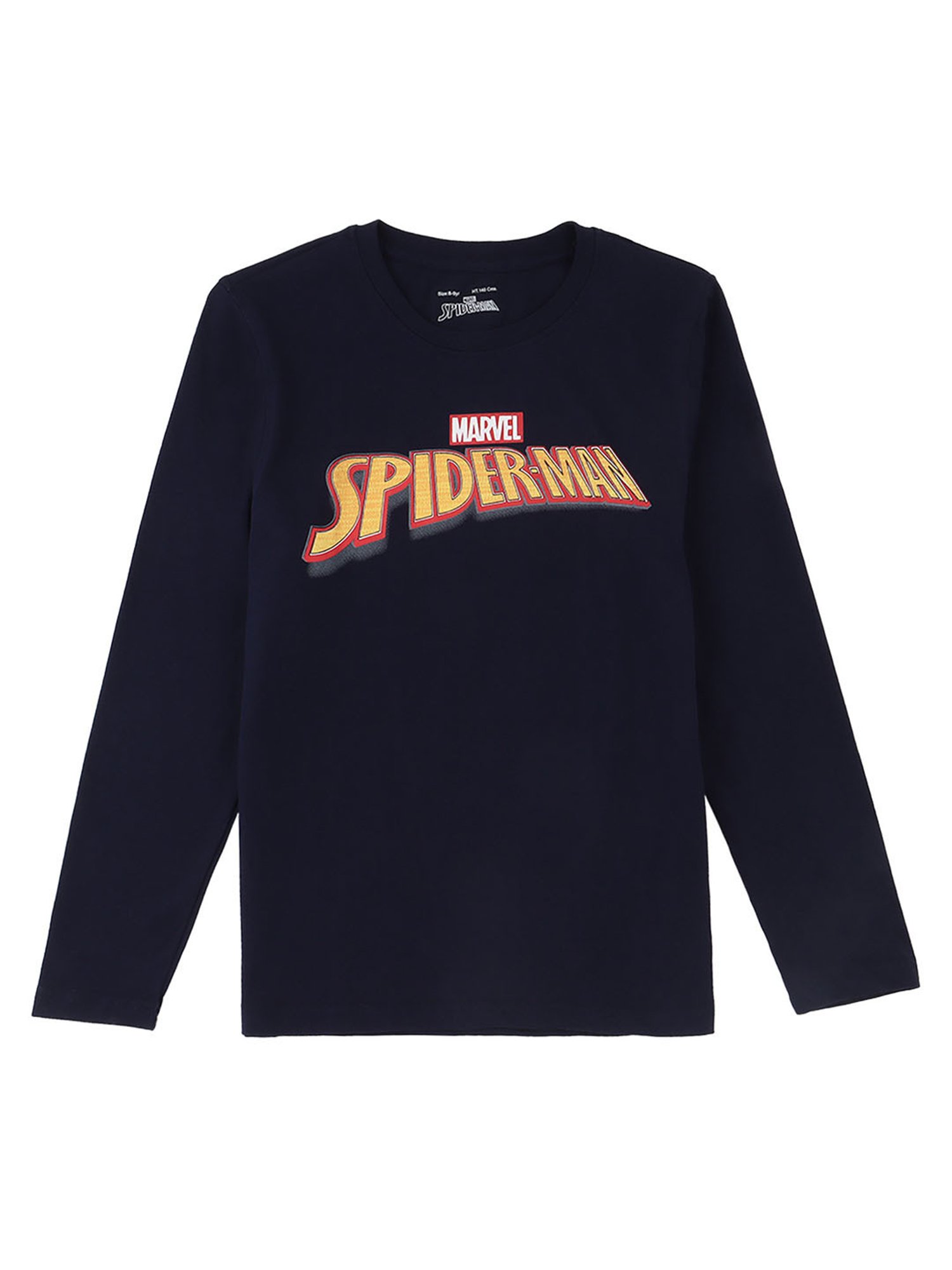 Proteens Kids Navy Graphic Print Full Sleeves T-Shirt