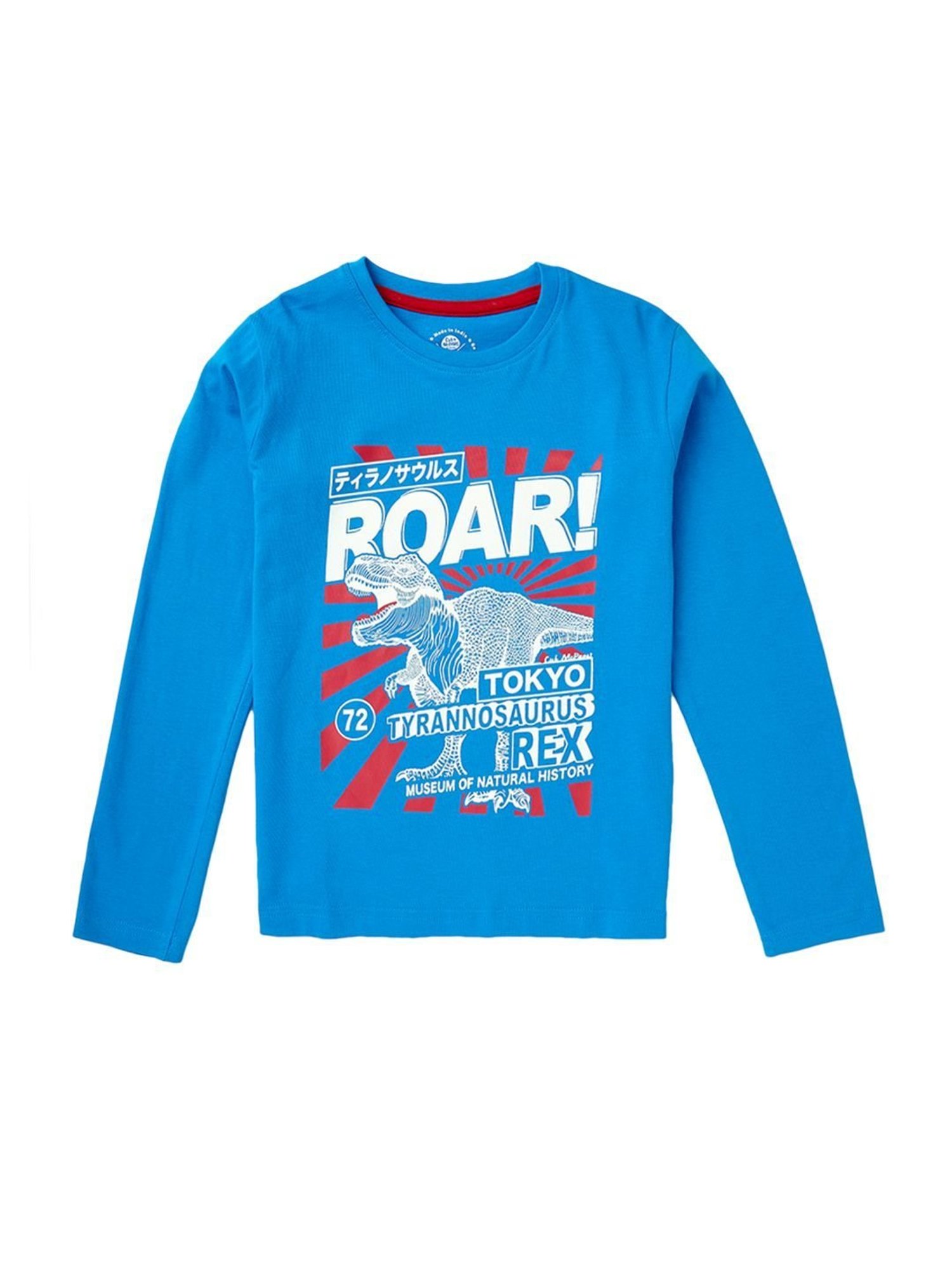 Cub McPaws Boys Multicolor Cotton Printed Full Sleeves T-Shirt (Pack of 3)