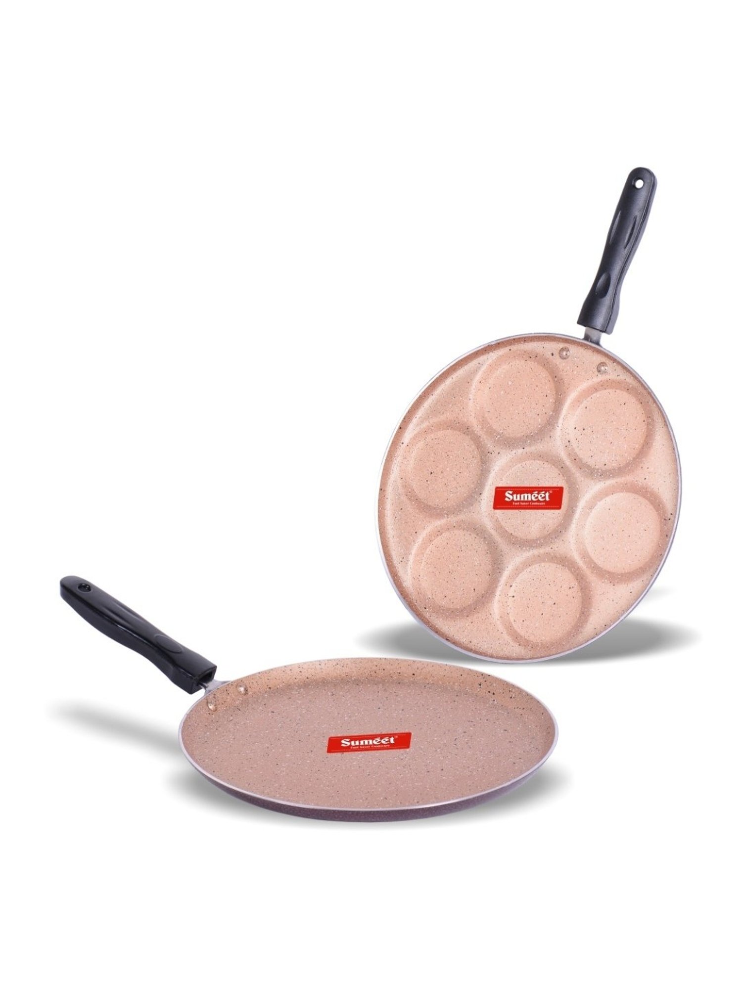 ScanPan Classic Black Recycled Aluminum 2-Piece Fry Pan Set 