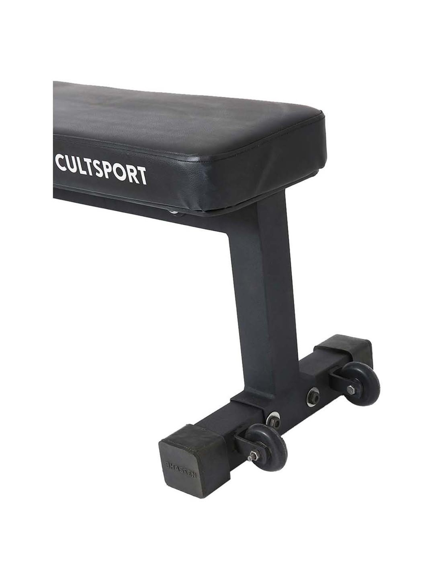 Cultsport Black Flat Workout Bench (55x15x18inch)