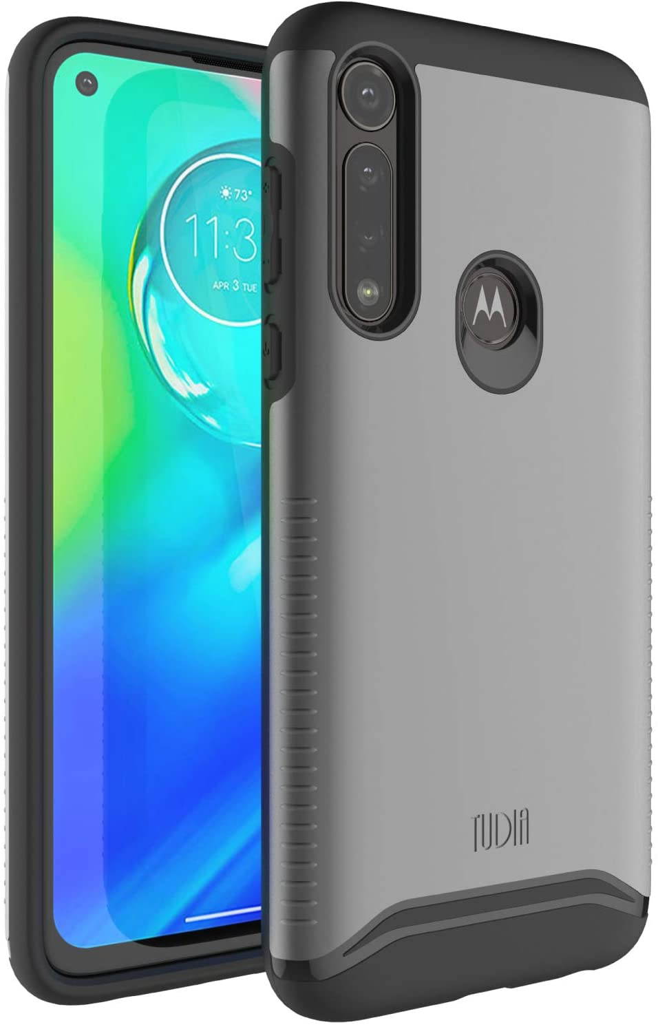 TUDIA Dual Layer Fit Designed for Moto G Power Case (2020), Motorola G Power Case, [Merge] Rugged Hard Back Heavy Duty Slim Protective Phone Case for Motorola Moto G Power (2020)