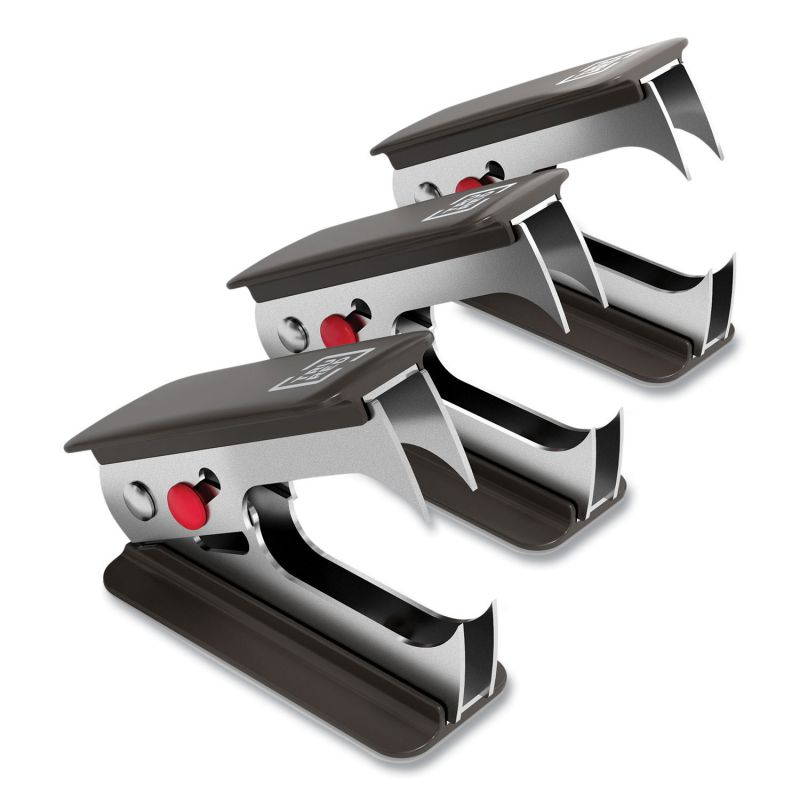 Tru Red Claw Staple Remover, Black, Metal, 3/Pack (TUD24418179)