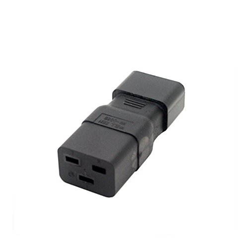 C14 to C19, PDU UPS Power IEC  C14 Male to  C19 Female Adapter IEC C19 to C14 Connector NEW