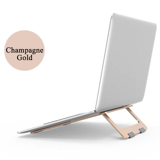 Foldable Laptop Stand Macbook Pro Aluminum Adjustable Desktop Tablet Holder Desk Table Mobile Phone Stand For iPad Air Notebook