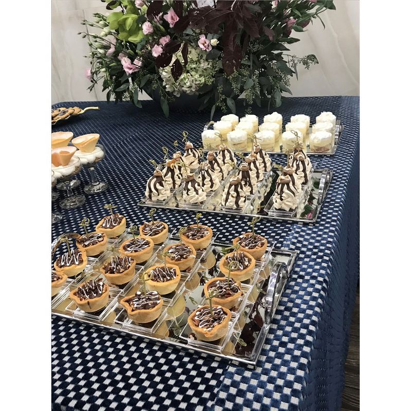 Rite Lite 11.75" Shabbat Candles Drip Rectangular Tray - Blue/Yellow