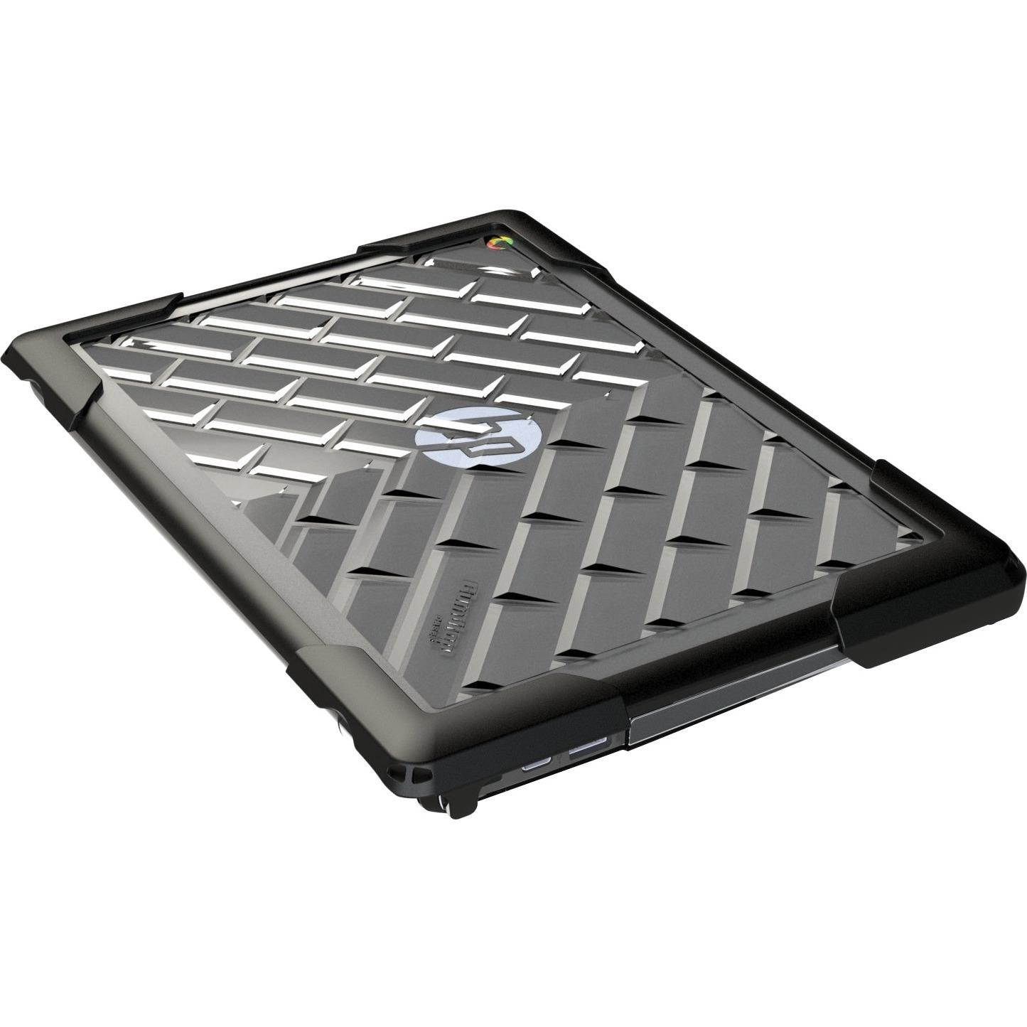 Gumdrop BumpTech HP Chromebook G6 11" Protective Case - Clear, Black
