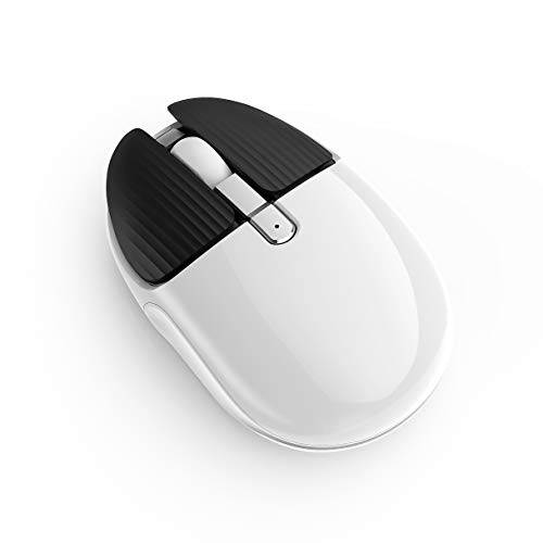 Rechargeable Wireless Mouse Mini Portable Mobile Mouse 1200DPI Silent 3 Buttons Optical Mouse with Nano Receiver Home Office Cordless Mice for PC Laptop Computer