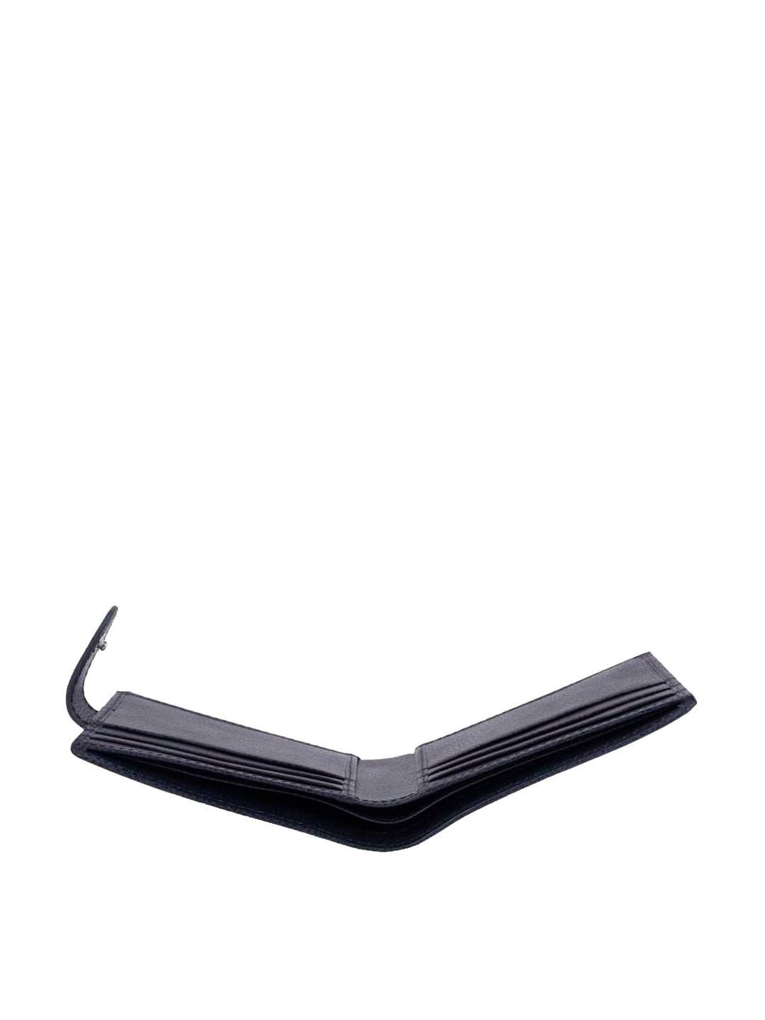 BELWABA Navy Casual Leather Bi-Fold Wallet for Men