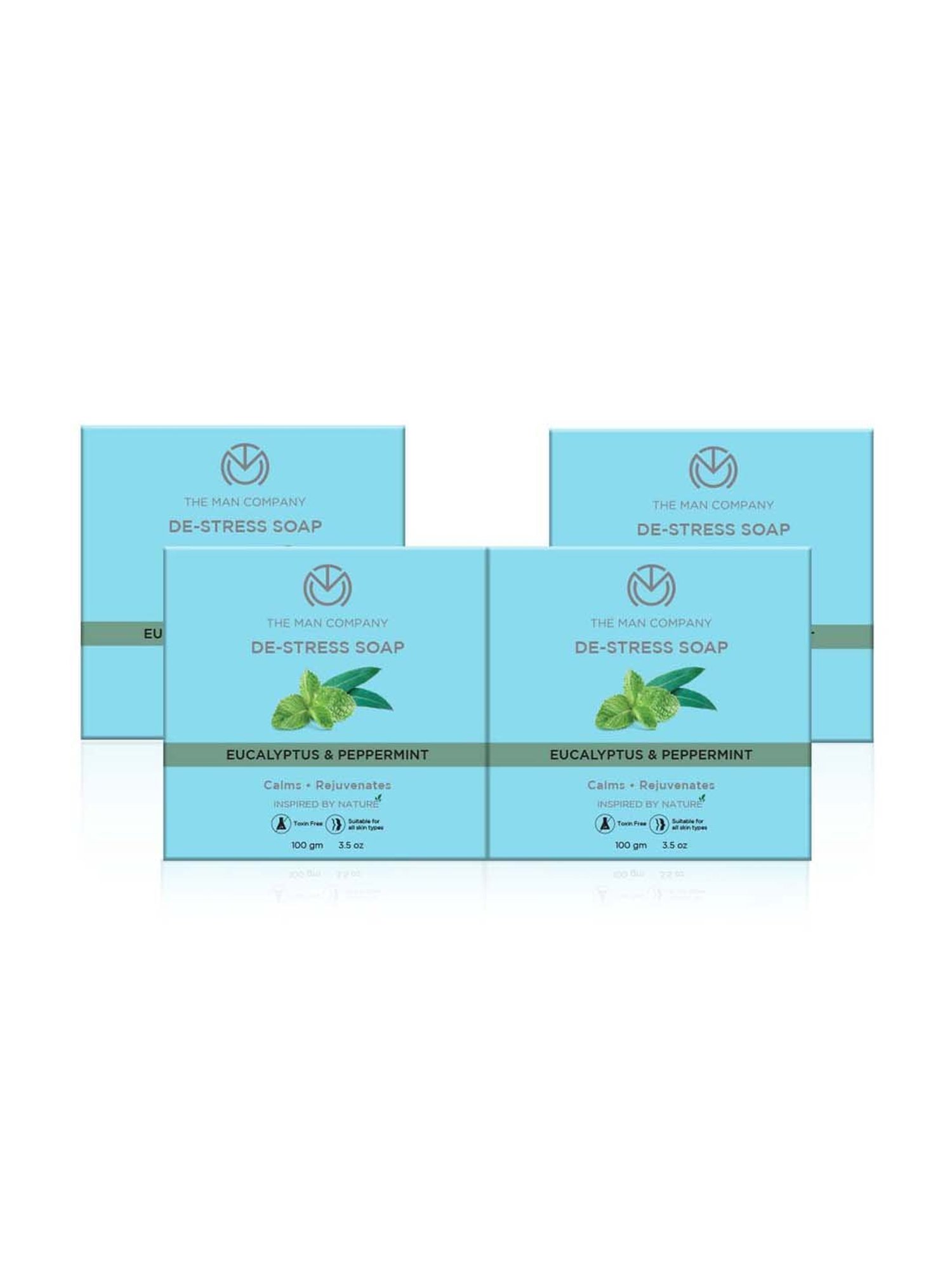 The Man Company De-stress Soap for Men - Buy 3 Get 1 Free