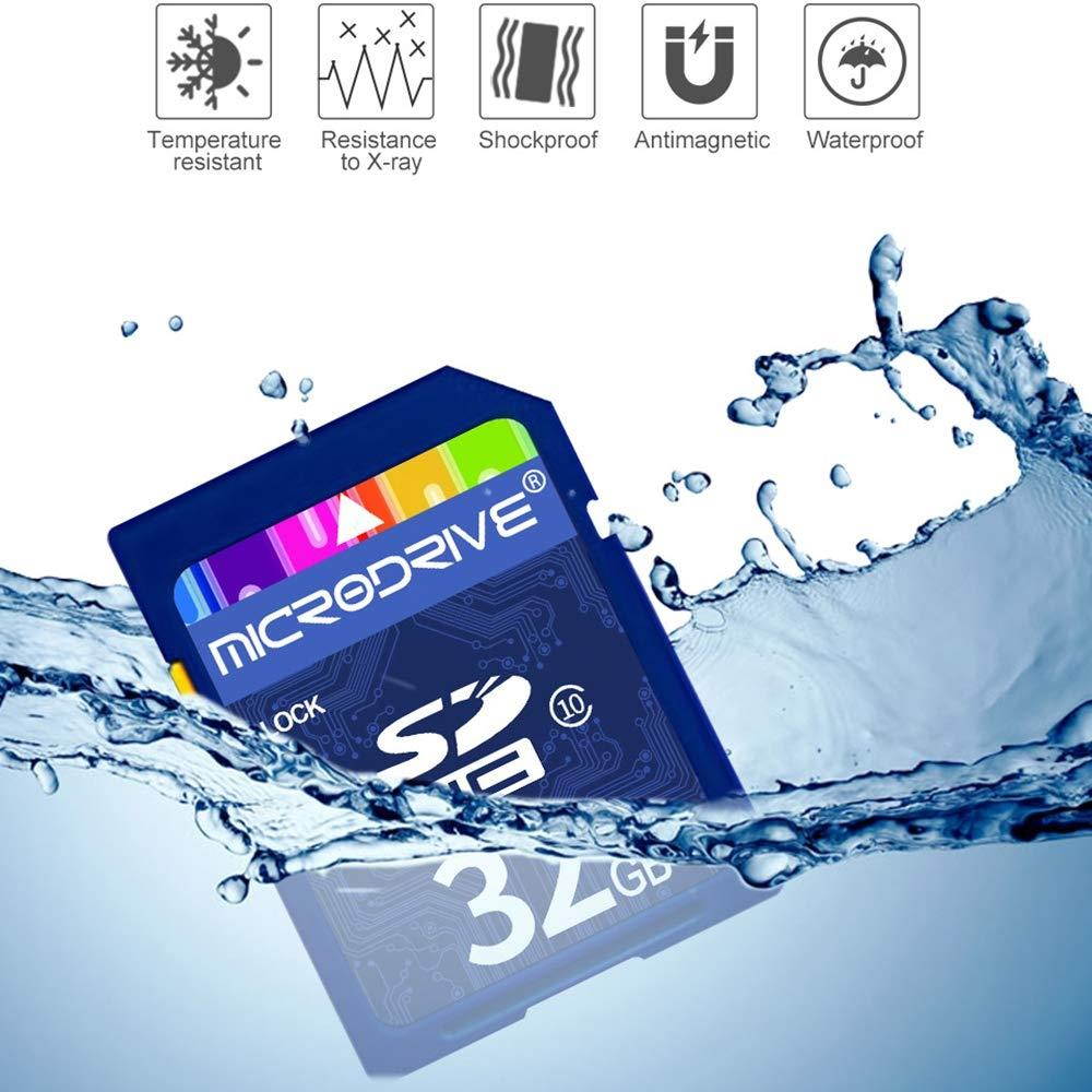 Microsd High Speed Memory Cards, 8GB 16GB 32GB 64GB 128GB Secure Digital Memory, Micro SD Read 80MB/S Write 80MB/S, for Camera Memory Card - Blue
