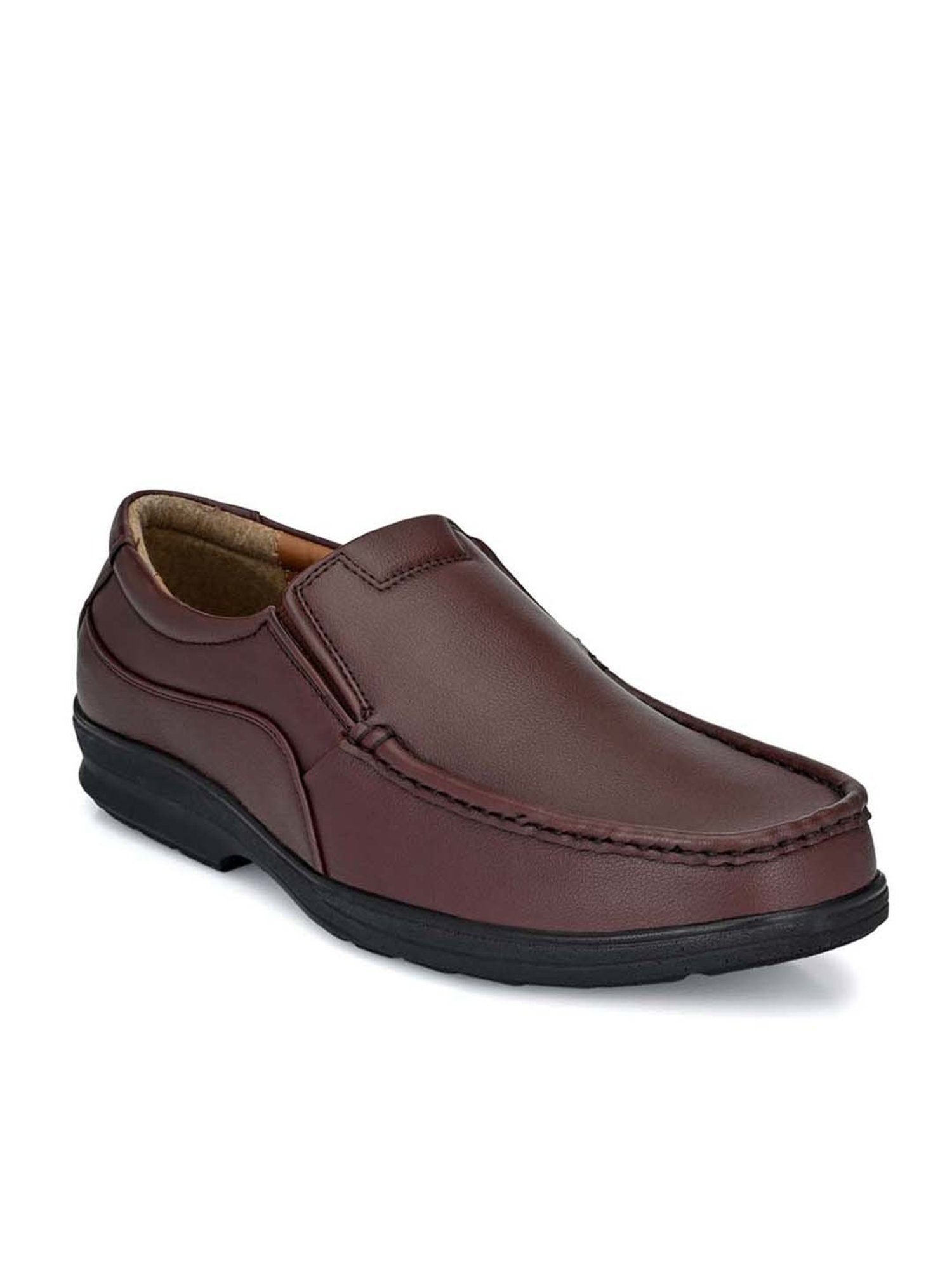Eego Italy Men's Brown Formal Loafers