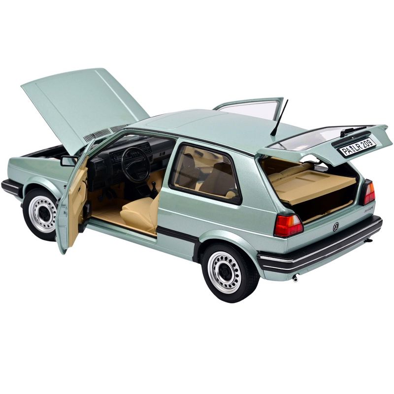 1987 Volkswagen Golf CL Light Green Metallic 1/18 Diecast Model Car by Norev