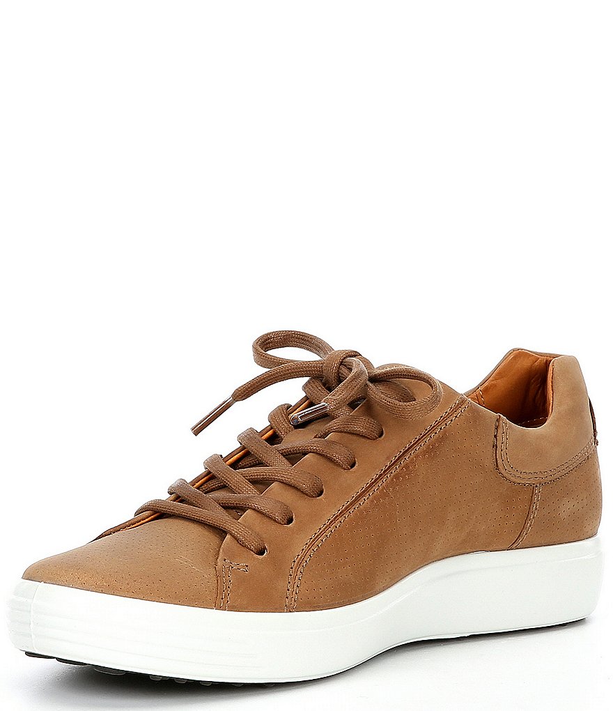 ECCO Men's Soft 7 Street Lace-Up Perforated Sneakers