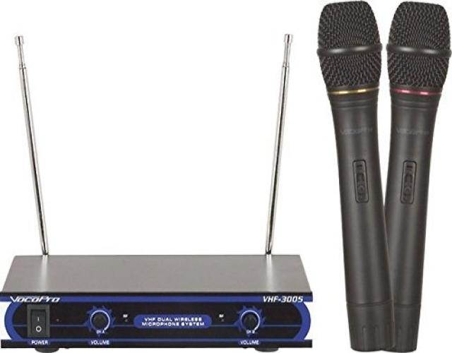 VHF-3005 - Dual Channel VHF Wireless Microphone System