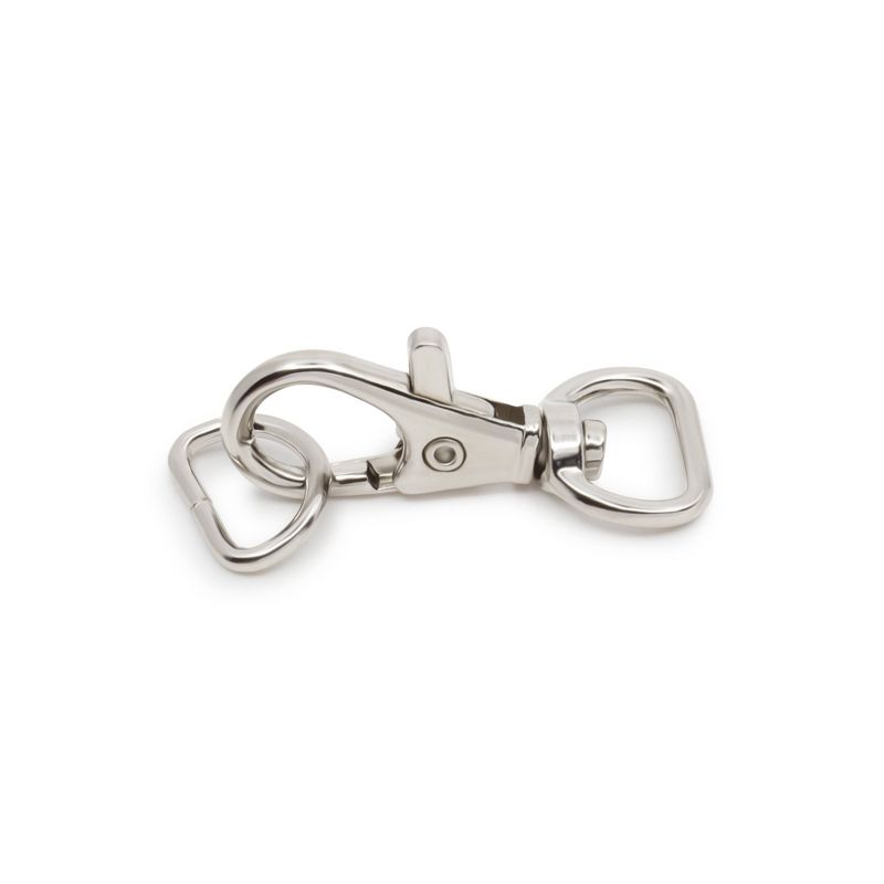 Dritz 12ct Swivel Hooks & D-Rings Nickel