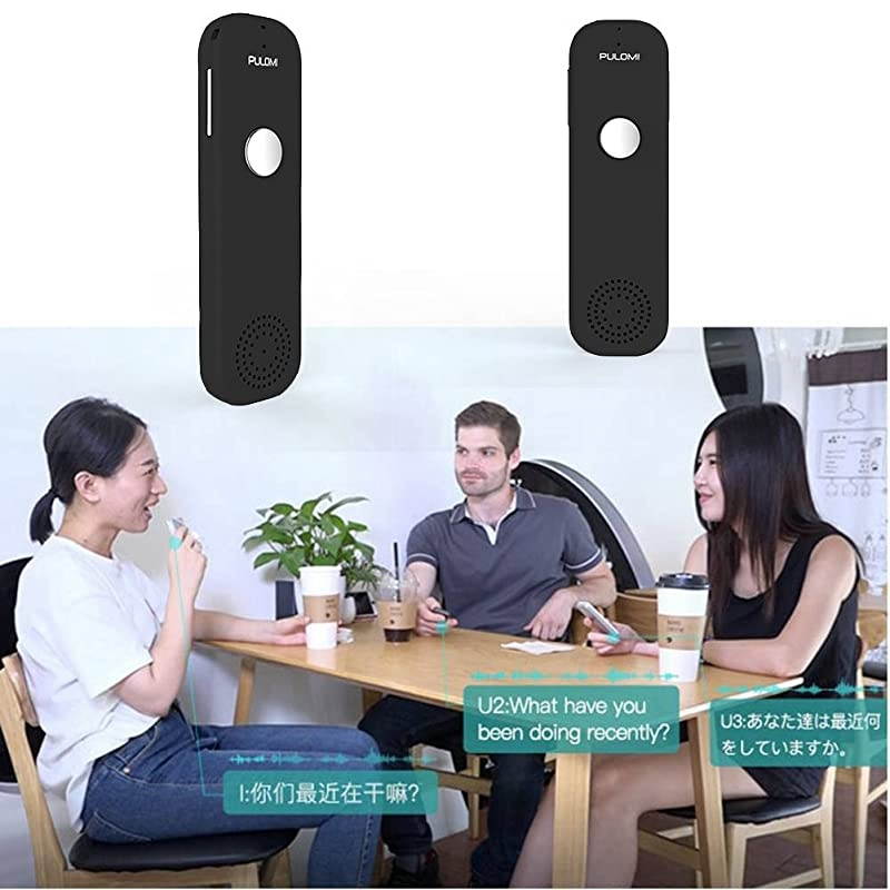 Easy Trans Smart Language Translator Device Electronic Pocket Voice Bluetooth 52 Languages for Learning Travel Shopping Business Fit for Apple iPhone Android White Black Red (WIFI/3G/4G/5G)