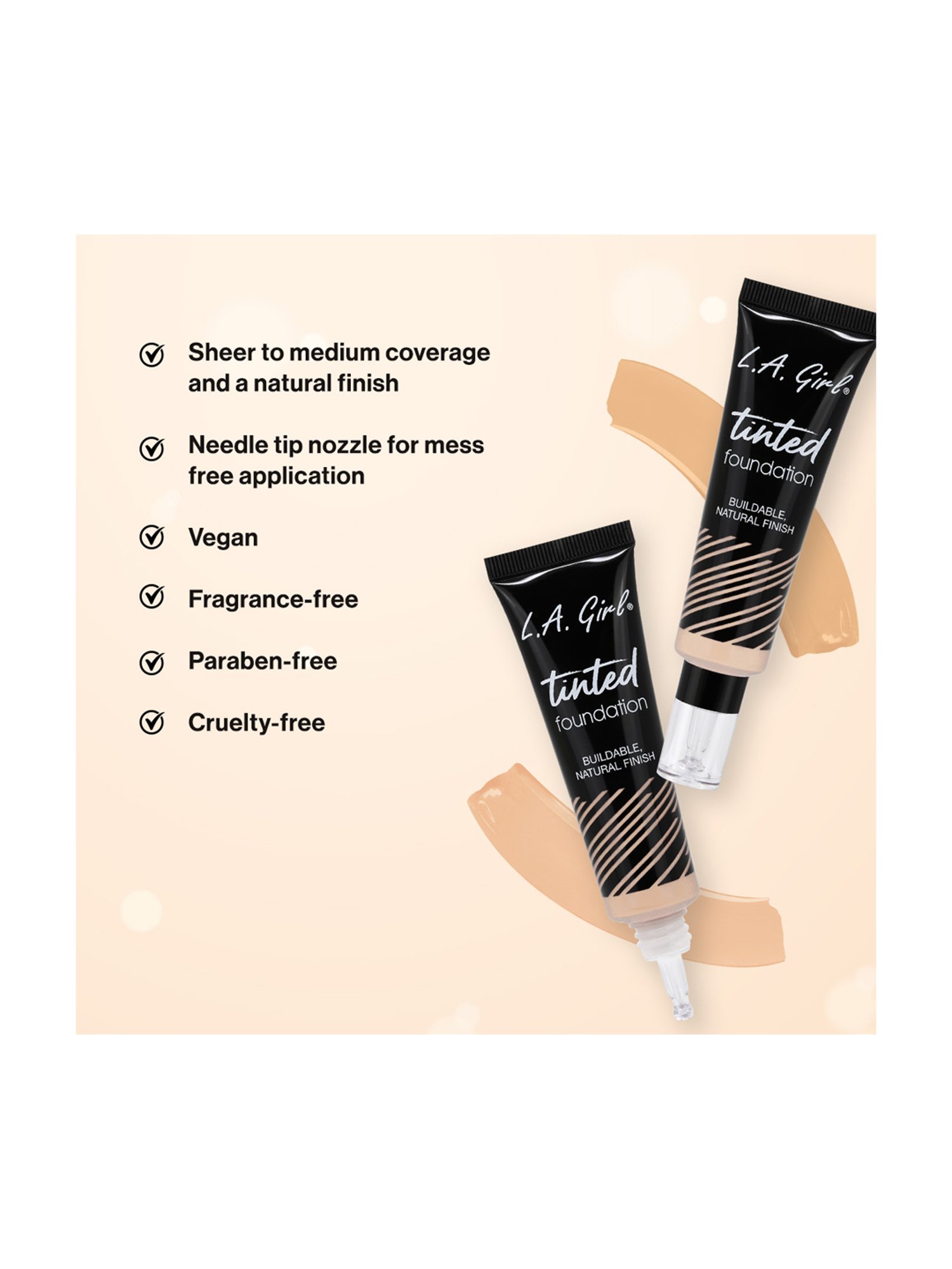 L.A. Girl Tinted Foundation Tan - 30 ml