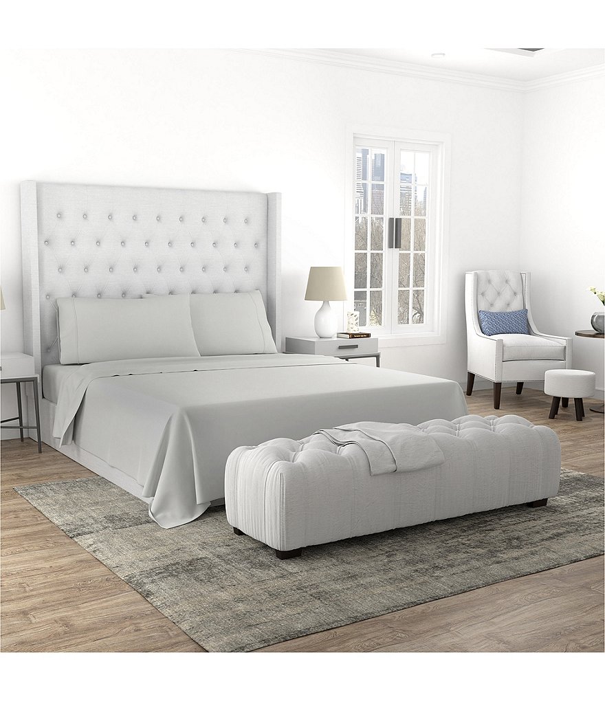 2 Pcs Standard 20"x26" Silk Satin Silky for Hair and Skin Pillowcase Black  - PiccoCasa