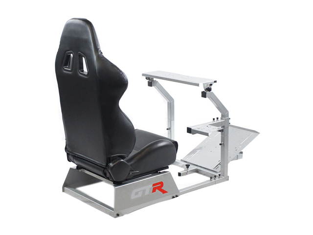 GTR Simulator Gta Model with Real Racing Seat, Driving Simulator Cockpit Gaming Chair with Gear Shifter Mount