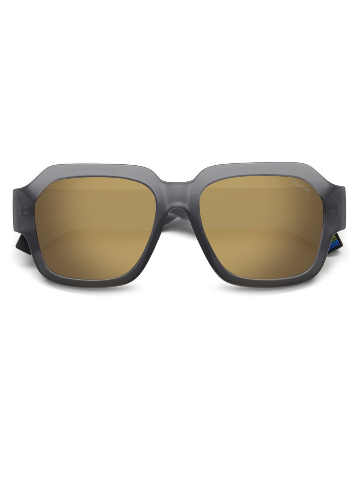 Polaroid Grey Round UV Protection Unisex Sunglasses