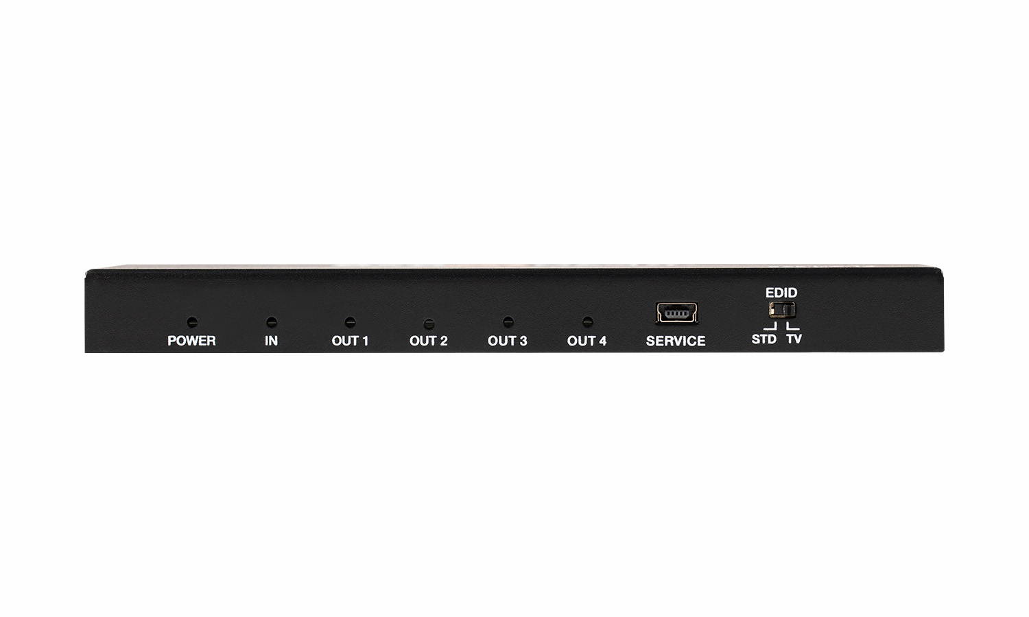BZBGEAR 4-Port 4K 60Hz HDMI Splitter Support HDMI 2.0b, HDCP 2.2, HDR & 3D