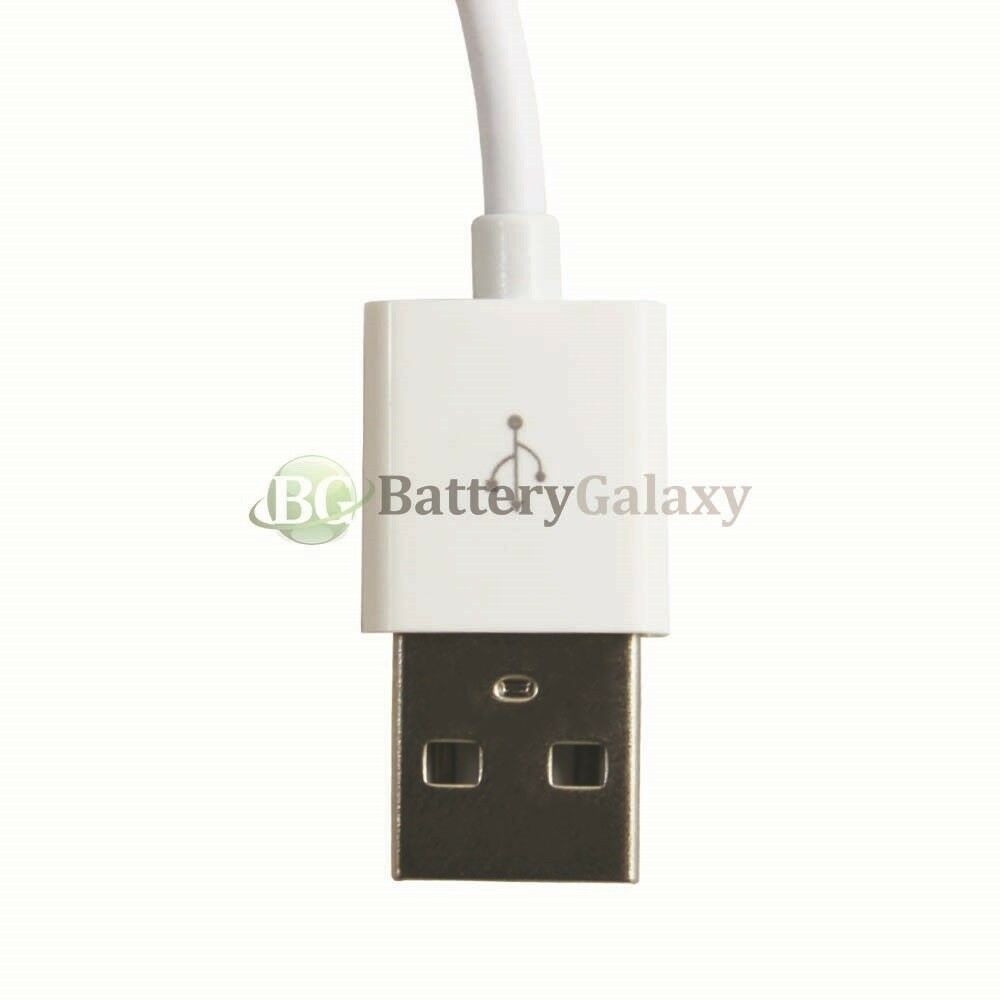 Wall Charger+USB Sync Cable for iPhone 3 3G 3GS 4 4S iPod Nano 5 6 7 Touch 2 3 4