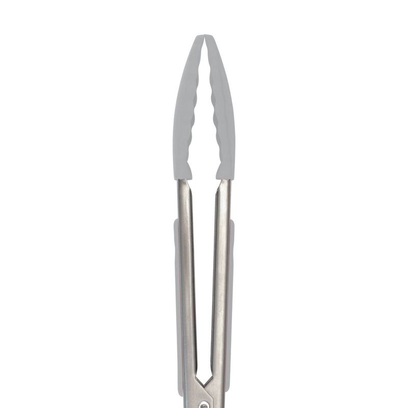 Tovolo Mini Silicone Tongs Oyster Gray