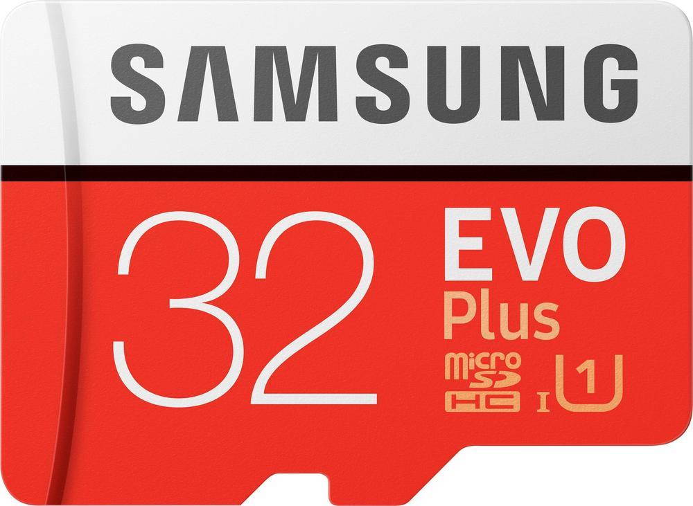SAMSUNG EVO Plus 32GB microSDHC Memory Card Model MB-MC32G UHS-I/U1 Speed Up to 95MB/s