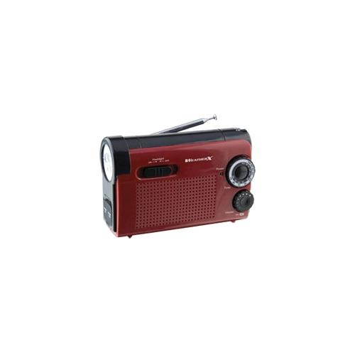 DPI, INC WR182R WEATHERX WEATHERBAND AM-FM PORTABLE RADIO with UTILITY LIGHT