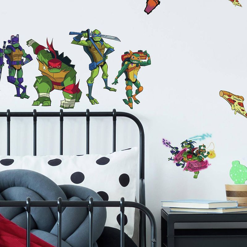 Rise of The Teenage Mutant Ninja Turtles Peel and Stick Wall Decals - RoomMates