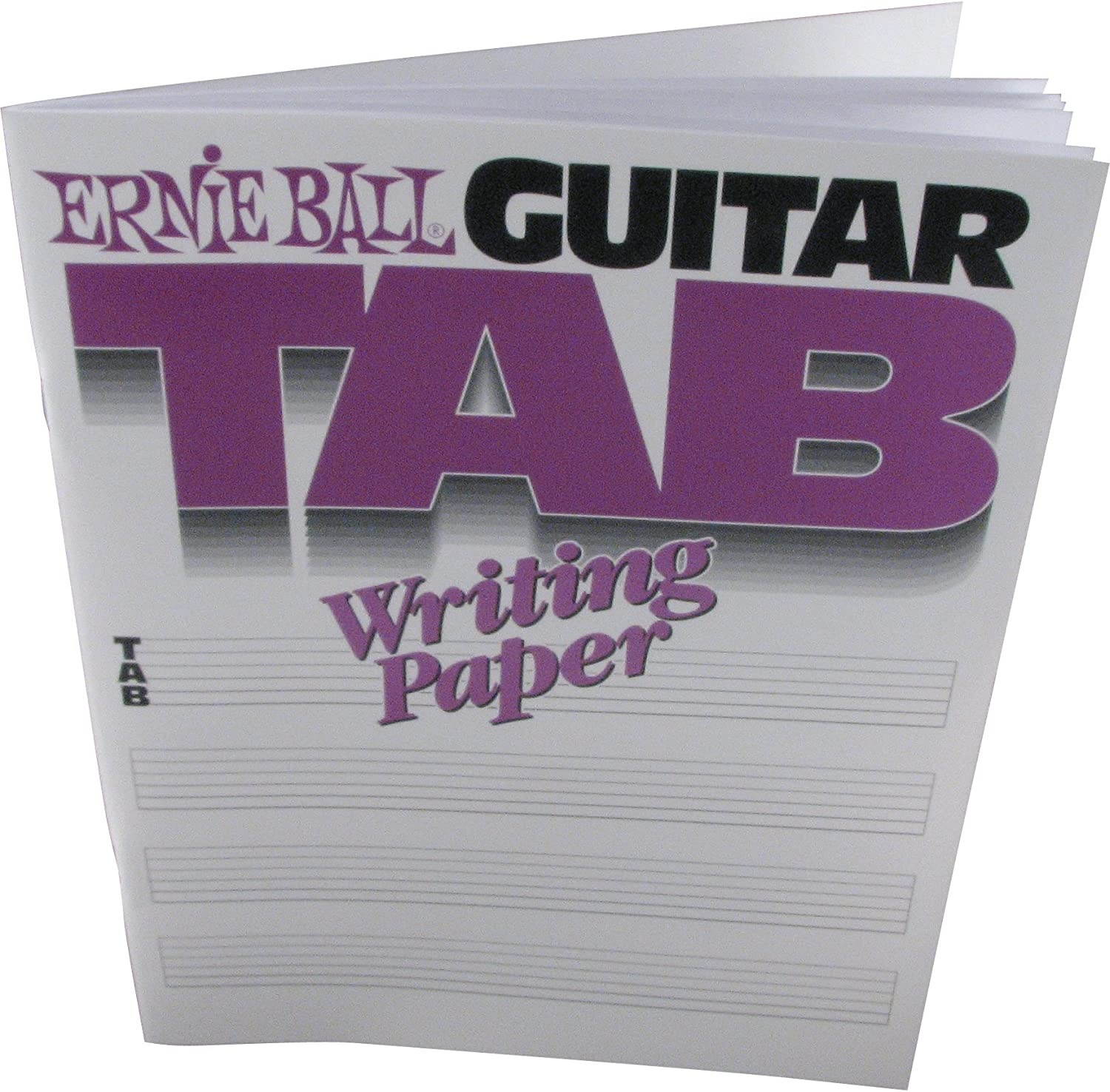 Ernie Ball Guitar Tab Writing Paper