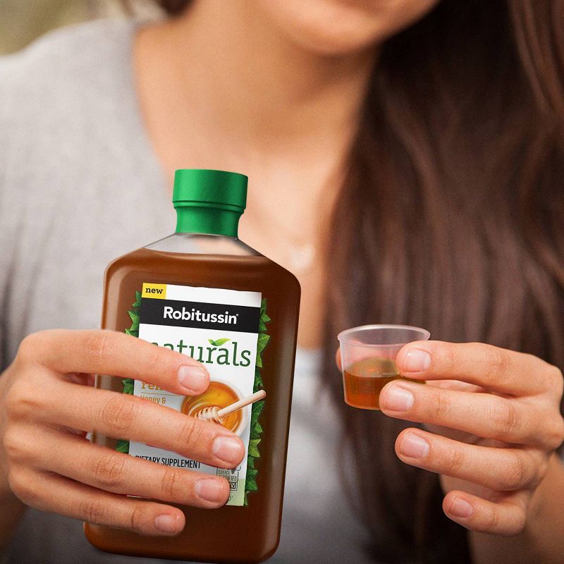 Robitussin Naturals Cough Relief Honey & Ivy Leaf Syrup - 8.3 fl oz